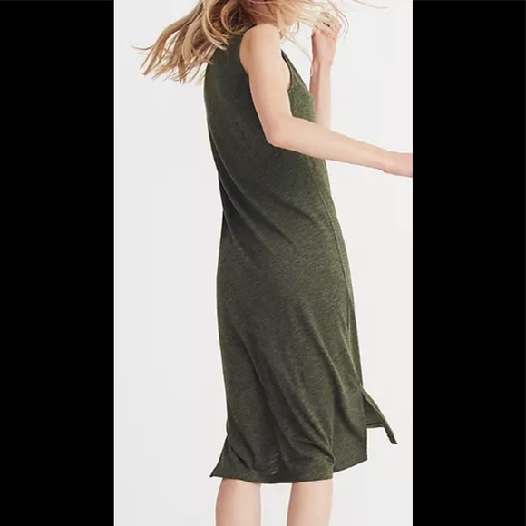 Madewell V-Neck Jersey Tank Dress - Picture 3 of 4
